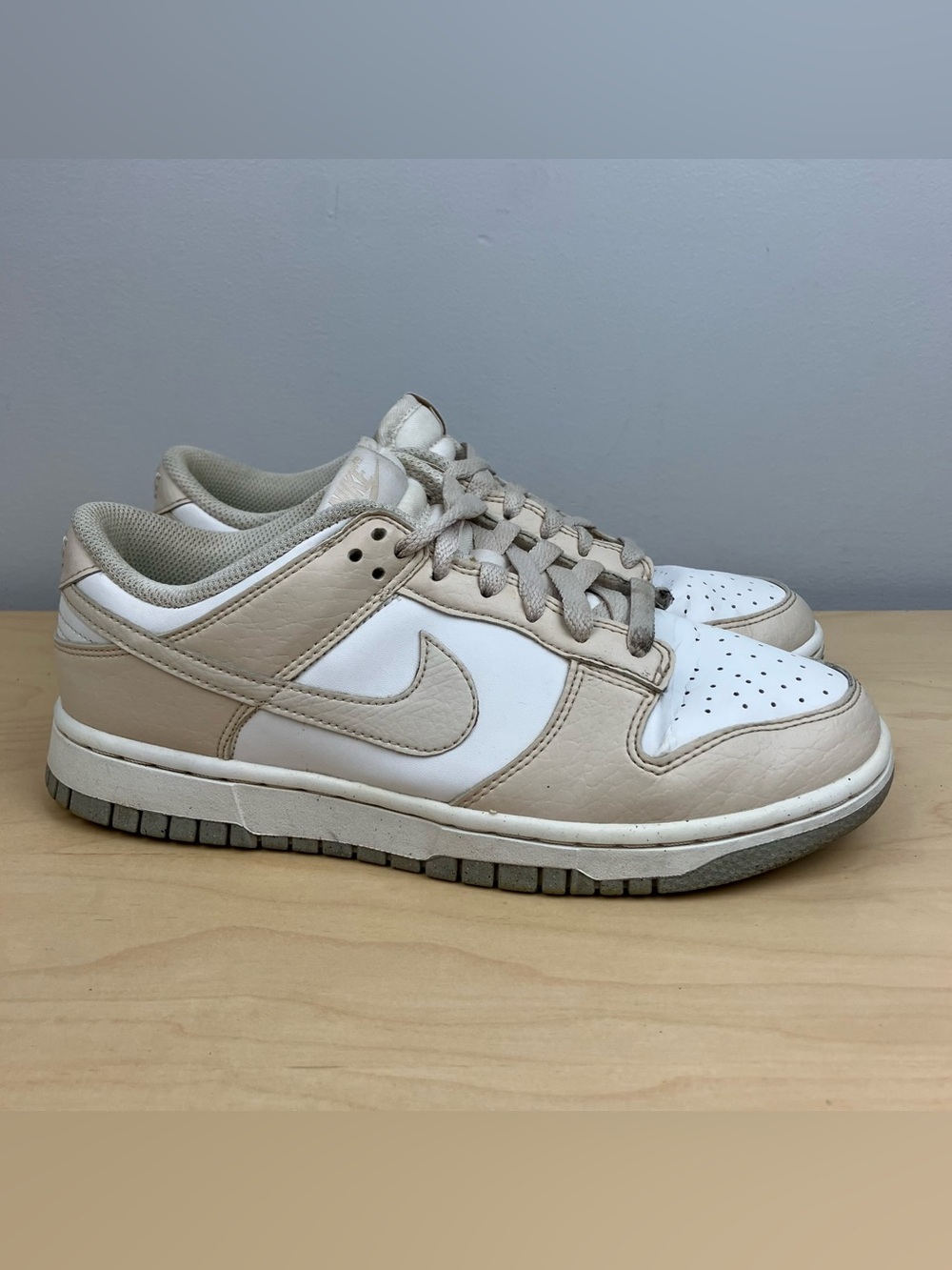 Nike Women’s Size 8.0 Dunk Low Next Nature Light Orewood Brown Skate Shoes